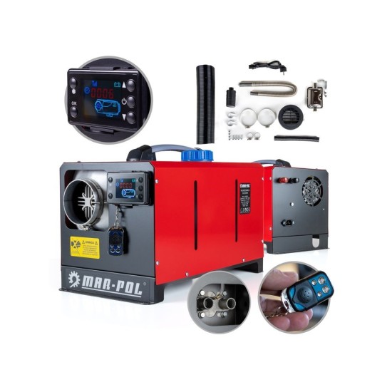 Dieselové nezávislé kúrenie 12 kW, 230 V / 12 V - MAR-POL Dieselové nezávislé kúrenie 12 kW, 230 V / 12 V - MAR-POL