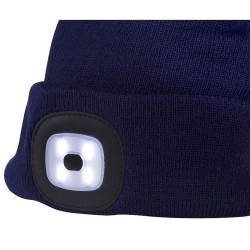 LED krytka, 4x SMD LED, USB nabíjanie, modrá, uni