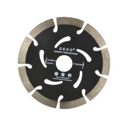 Segmentový diamantový rezací kotúč 125 mm GEKO
