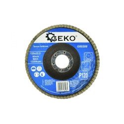 Brúsny lamelový kotúč, 125 mm, P120 GEKO