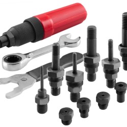 Nitovací nástavec pre vŕtačku T-COMBO, sada pre matice M3-M12 a trh. nity 2,4-6,4mm, CrMoV FORTUM Nitovací nástavec pre vŕtačku T-COMBO, sada pre matice M3-M12 a trh. nity 2,4-6,4mm, CrMoV FORTUM