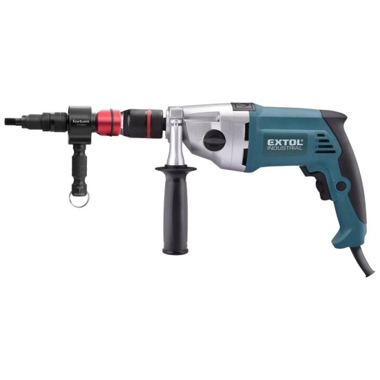 Nitovací nástavec pre vŕtačku T-COMBO, sada pre matice M3-M12 a trh. nity 2,4-6,4mm, CrMoV FORTUM Nitovací nástavec pre vŕtačku T-COMBO, sada pre matice M3-M12 a trh. nity 2,4-6,4mm, CrMoV FORTUM