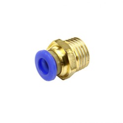 Pneumatická spojka, priamy jednodotykový PC s vonkajším závitom 1/4" pre PA, PU, PE hadice 6mm, sada 10ks MAR-POL Pneumatická spojka, priamy jednodotykový PC s vonkajším závitom 1/4" pre PA, PU, PE hadice 6mm, sada 10ks MAR-POL