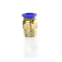 Pneumatická spojka, rovný jednodotykový PC s vonkajším závitom 1/4" pre PA, PU, PE hadicu 8mm, sada 10ks MAR-POL Pneumatická spojka, rovný jednodotykový PC s vonkajším závitom 1/4" pre PA, PU, PE hadicu 8mm, sada 10ks MAR-POL