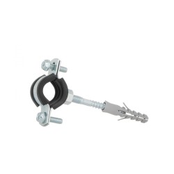 Potrubná svorka 3/4" 26-30mm, s gumovou vložkou, dve skrutky GEKO