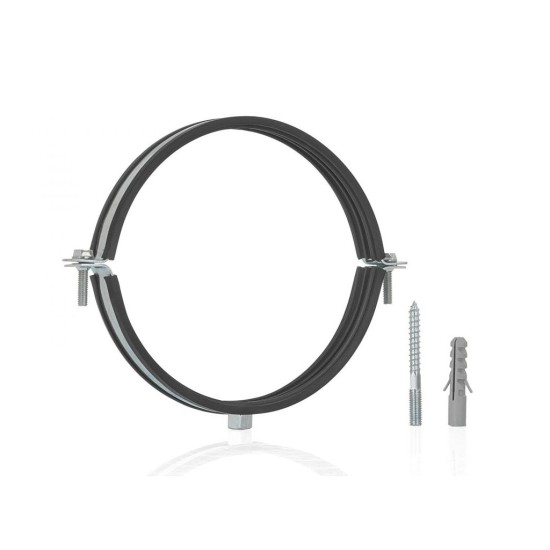 Potrubná svorka 8" 200-212mm, s gumovou vložkou, dve skrutky GEKO