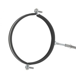 Potrubná svorka 8" 200-212mm, s gumovou vložkou, dve skrutky GEKO