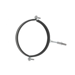 Potrubná svorka 8" 200-212mm, s gumovou vložkou, dve skrutky GEKO