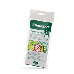 Lepiace dosky biele, 5 ks/balenie. ArboBand Lepiace dosky biele, 5 ks/balenie. ArboBand
