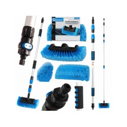 Teleskopická kefa 200-490cm, na umývanie fotovoltaických panelov GEKO