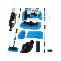 Teleskopická kefa 130-300cm, na umývanie fotovoltaických panelov GEKO