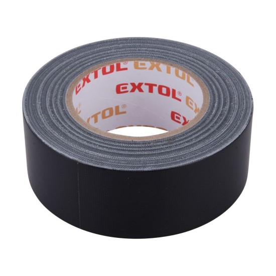 Lepiaca páska textilná/univerzálna, hrúbka 50mm x 50m 0,18mm, čierna EXTOL PREMIUM