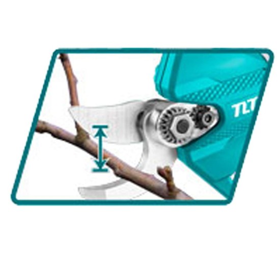 Nůžky zahradnické AKU, Brushless, 20V Li-ion, 2000mAh, industrial, 1ks baterie a nabíječky TOTAL