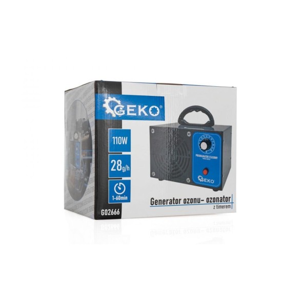 Generátor ozónu 28 g/h, s časovačom GEKO Generátor ozónu 28 g/h, s časovačom GEKO