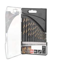 HSS vrtáky do kovu, DIN 338, 2-8mm, sada 13ks TVARDY