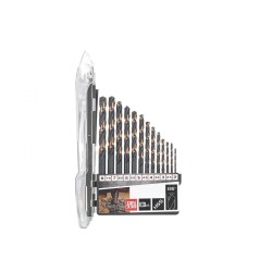 HSS vrtáky do kovu, DIN 338, 2-8mm, sada 13ks TVARDY