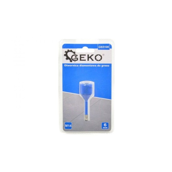 Diamantový korunkový vrták 6mm GEKO Diamantový korunkový vrták 6mm GEKO