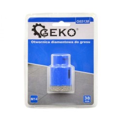 Korunkový diamantový vrták 38 mm GEKO Korunkový diamantový vrták 38 mm GEKO