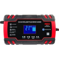 Automatická nabíječka baterií 12/24V, 8A RED TECHNIC