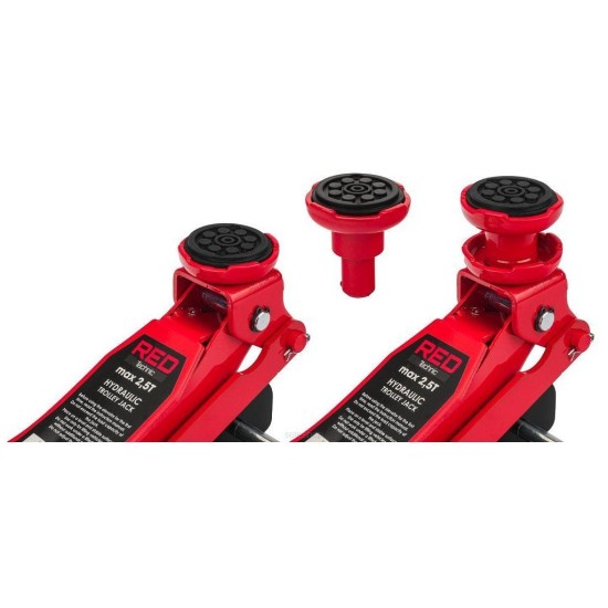 Mobilný hydraulický zdvihák 2,5t, nízky profil, s predĺžením RED TECHNIC