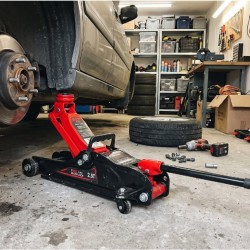 Mobilný hydraulický zdvihák 2,5t, nízky profil, s predĺžením RED TECHNIC