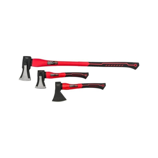 Štiepacia sekera, tesárska, sada 3 ks, 600g/1kg/2kg RED TECHNIC Štiepacia sekera, tesárska, sada 3 ks, 600g/1kg/2kg RED TECHNIC