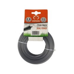 Zosilnená šnúrka, hviezdicový profil 3mm, 15m DEMON