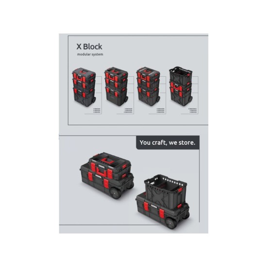 Kufrík na náradie X BLOCK TECH 40 KXB604040 KISTENBERG Kufrík na náradie X BLOCK TECH 40 KXB604040 KISTENBERG