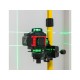Křížový laser 360° samonivelační, 4D, zelený RED TECHNIC