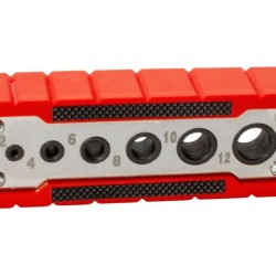 Vrtací vodící šablona, ø2-4-6-8-10-12mm EXTOL PREMIUM