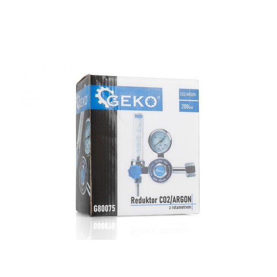 Redukčný ventil CO2/argón W21,8" s prietokomerom GEKO Redukčný ventil CO2/argón W21,8" s prietokomerom GEKO