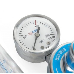 Redukčný ventil CO2/argón W21,8", 2 x prietokomer GEKO Redukčný ventil CO2/argón W21,8", 2 x prietokomer GEKO