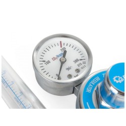 Redukčný ventil CO2/argón W21,8", 2 x prietokomer GEKO Redukčný ventil CO2/argón W21,8", 2 x prietokomer GEKO
