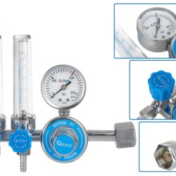 Redukčný ventil CO2/argón W21,8", 2 x prietokomer GEKO Redukčný ventil CO2/argón W21,8", 2 x prietokomer GEKO