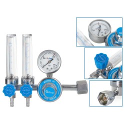 Redukčný ventil CO2/argón W21,8", 2 x prietokomer GEKO Redukčný ventil CO2/argón W21,8", 2 x prietokomer GEKO