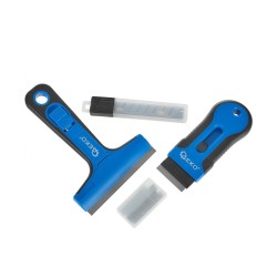 Sada škrabiek a náhradných nožov, 12 ks GEKO