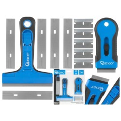 Sada škrabiek a náhradných nožov, 12 ks GEKO