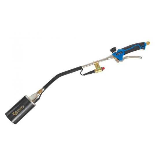 Plynový horák s piezoelektrickým zapaľovaním, ø60mm, hadica 5m, regulátor tlaku GEKO Plynový horák s piezoelektrickým zapaľovaním, ø60mm, hadica 5m, regulátor tlaku GEKO