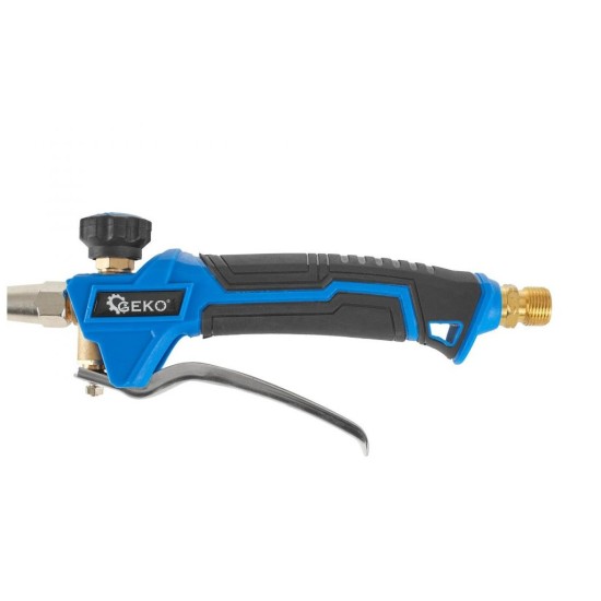 Plynový horák s piezoelektrickým zapaľovaním, ø60mm, hadica 5m, regulátor tlaku GEKO Plynový horák s piezoelektrickým zapaľovaním, ø60mm, hadica 5m, regulátor tlaku GEKO