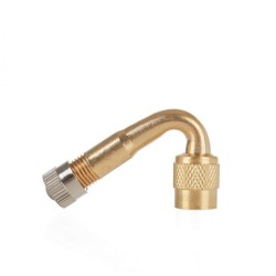 Predĺženie ventilu pre hustenie pneumatík 45°, 8mm, mosadz GEKO