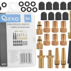 Sada 36 adaptérov na hustenie pneumatík GEKO