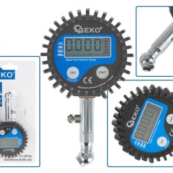 Digitálny tlakomer na meranie tlaku v pneumatikách, 0-13,8 bar, s koncovkou GEKO 45°