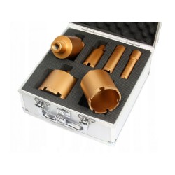 Diamantové dierovky, sada 6, 20-75 mm, závit M14 RAPID Diamantové dierovky, sada 6, 20-75 mm, závit M14 RAPID