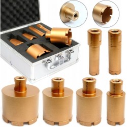 Diamantové dierovky, sada 6, 20-75 mm, závit M14 RAPID Diamantové dierovky, sada 6, 20-75 mm, závit M14 RAPID