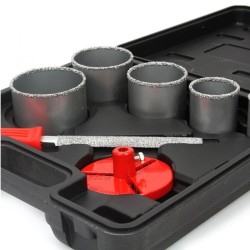 Volfrámové dierovky, sada 8ks, 33-83mm MAR-POL