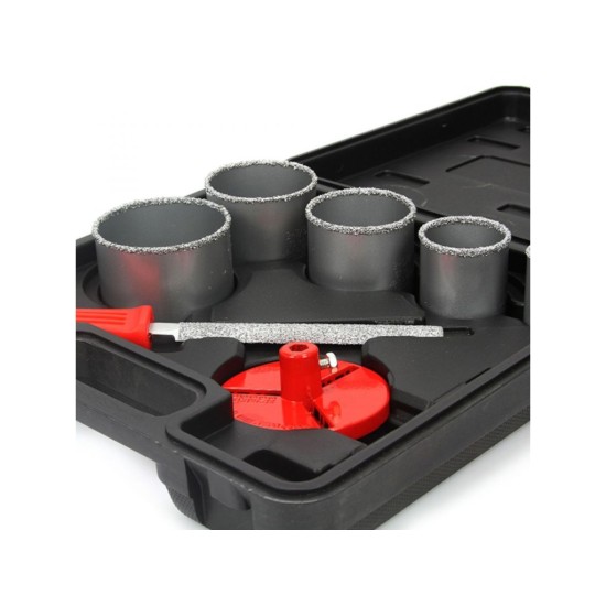 Volfrámové dierovky, sada 8ks, 33-83mm MAR-POL Volfrámové dierovky, sada 8ks, 33-83mm MAR-POL