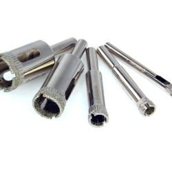 Diamantové dierovky, sada 10ks, 6-68mm, pozinkované MAR-POL