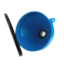 Lievik pre IBC nádobu na vodu s DIA filtrom, priemer 25cm, vonkajší závit 2" a kryt