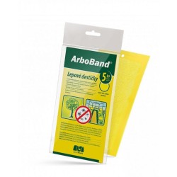 Žlté lepiace dosky, 5 ks/balenie. ArboBand Žlté lepiace dosky, 5 ks/balenie. ArboBand