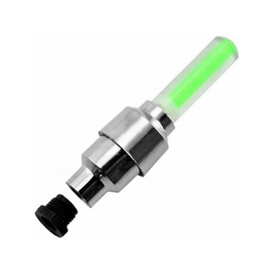 LED svietiace uzávery ventilov, zelené, 2ks LED svietiace uzávery ventilov, zelené, 2ks